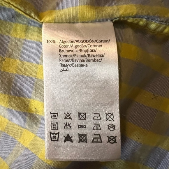 MAYORAL BABY BOY PASTEL BUTTONED DOWN SHIRT SIZE 9 MONTHS - Picture 7 of 8